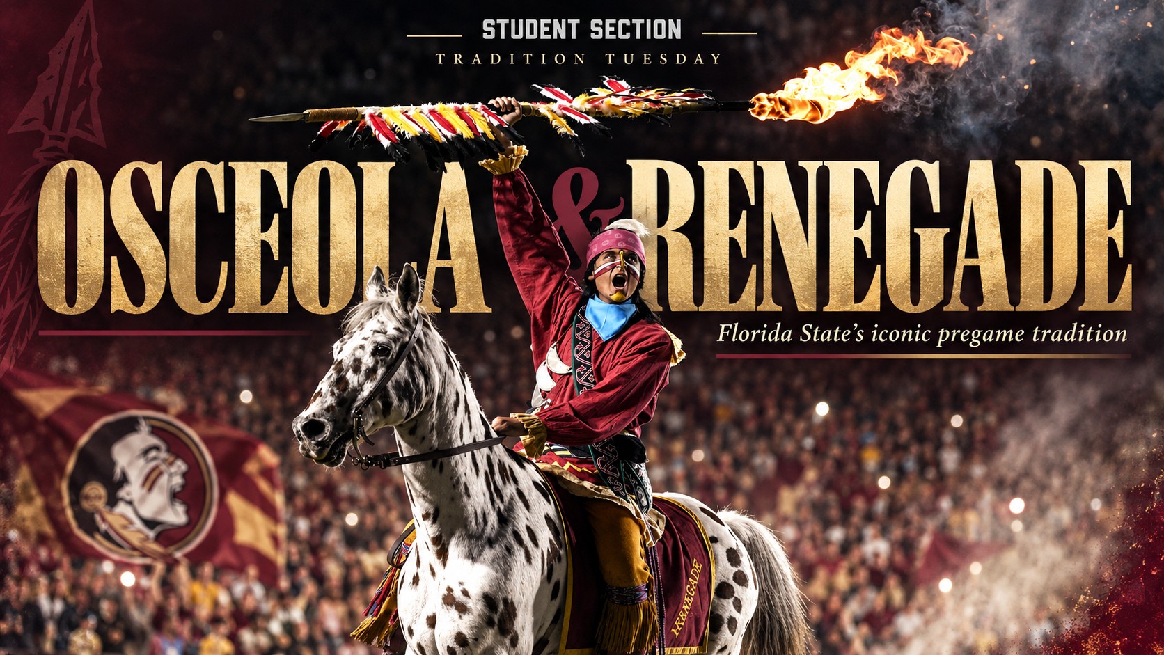 Tradition Tuesday: The story of FSU’s Osceola and Renegade pregame ritual